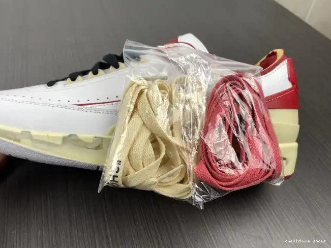 Rep Jordan Retro Low Red DJ4375-106 SP 2 Off-White White 0327